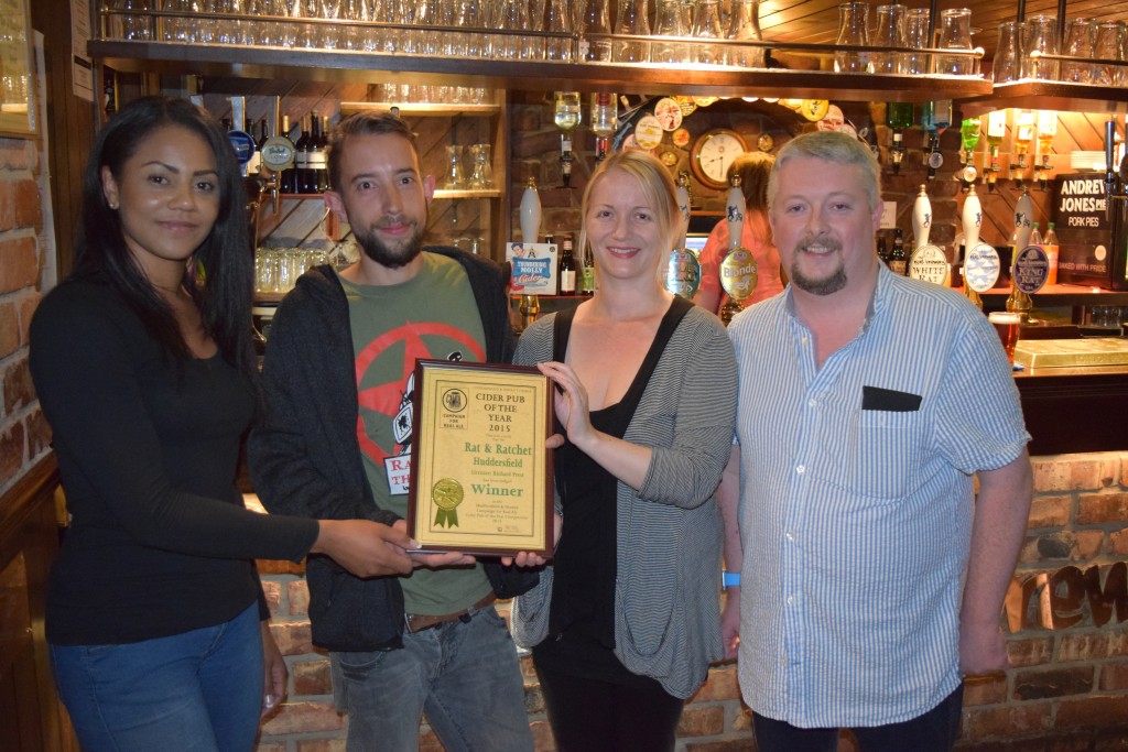 Cider Pub of the Year 2015, Rat & Ratchet, Huddersfield Huddersfield